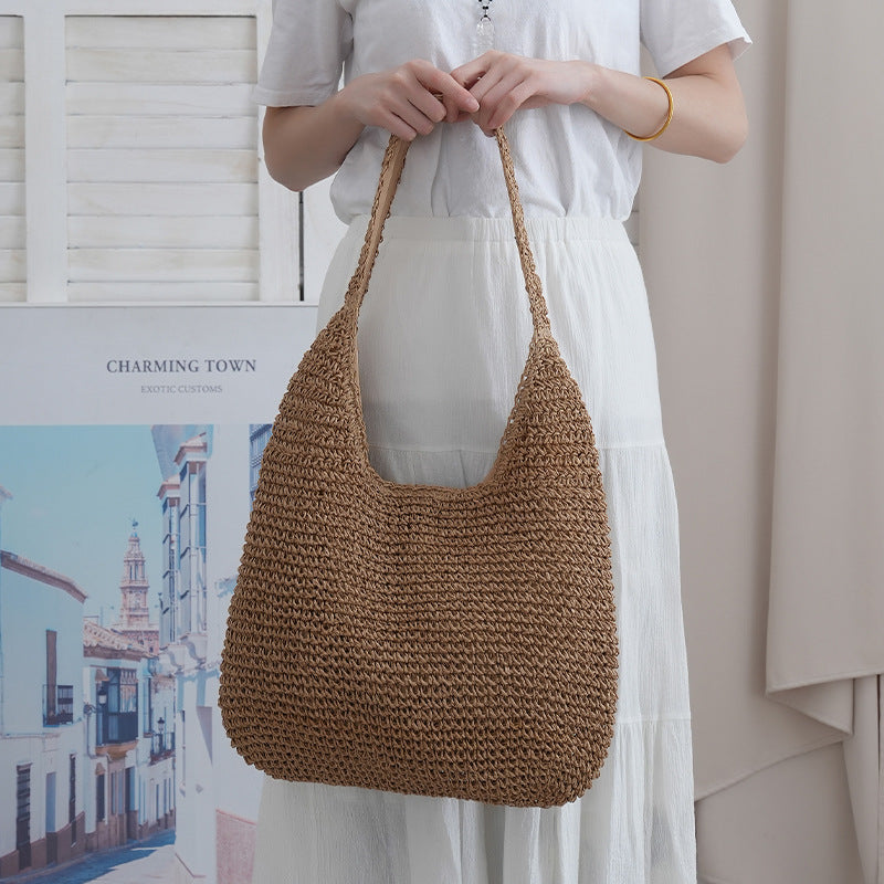 Handgefertigte Basttasche Brehn