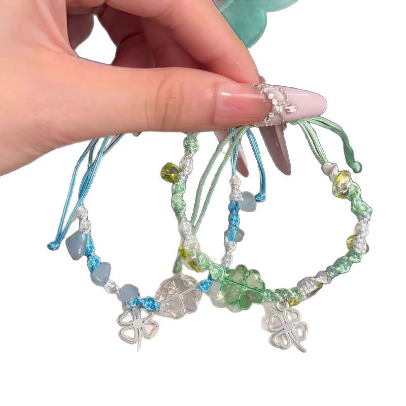 Verstellbares Kristall Charm Armband Brehn