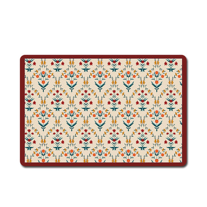 Vintage Floral Pattern Badmatte Brehn