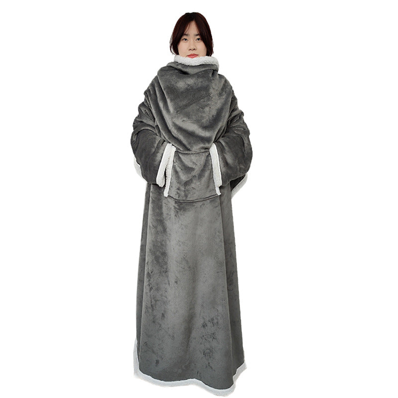 Damen Kuscheliger Oversized Poncho Decke Brehn