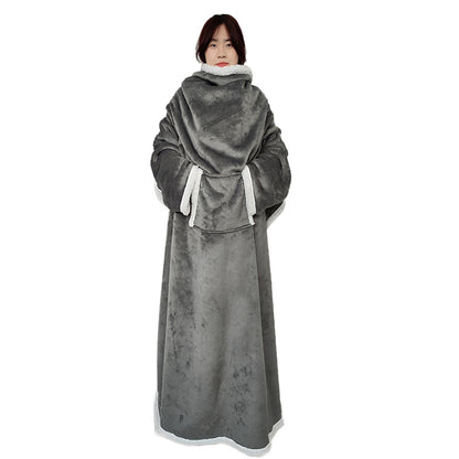 Damen Kuscheliger Oversized Poncho Decke Brehn