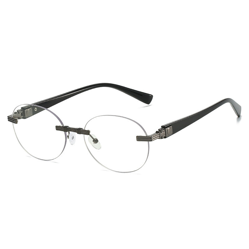 Damen modische Sonnenbrille mit transparentem Rahmen und flexibler Nasenauflage Brehn