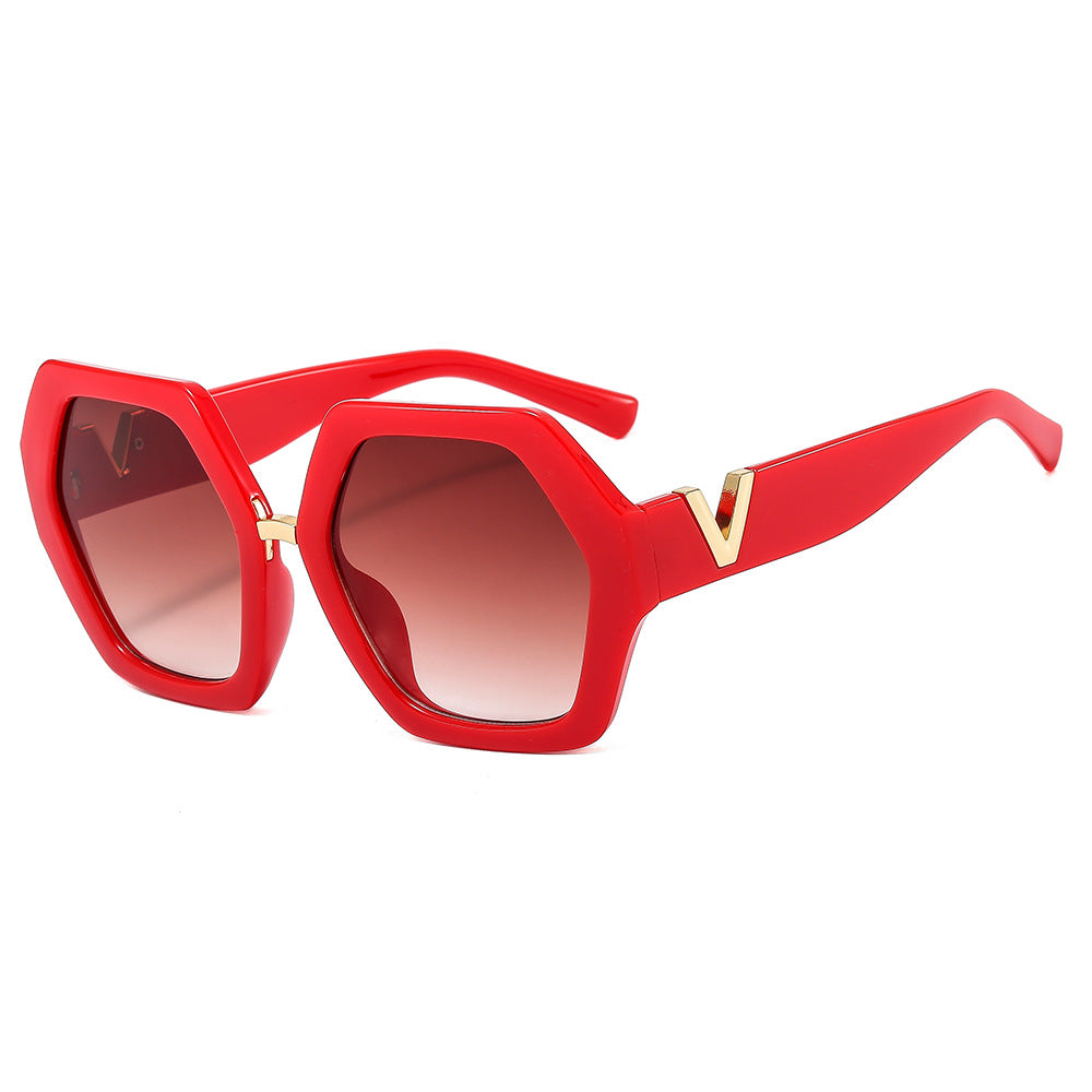 Damen elegante Sonnenbrille mit funkelndem Rahmen Brehn