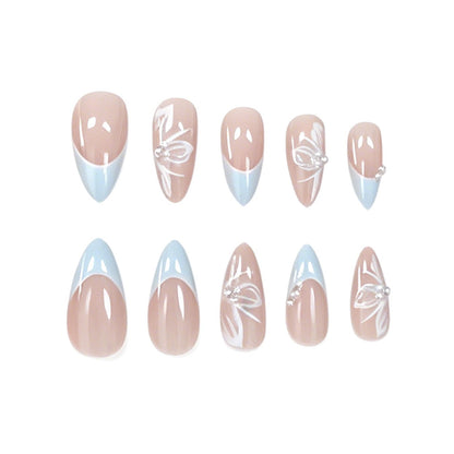 Elegantes florales Design Nagelkunst Brehn