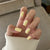 Elegante Quadratspitzen Press-On Nagelset Brehn