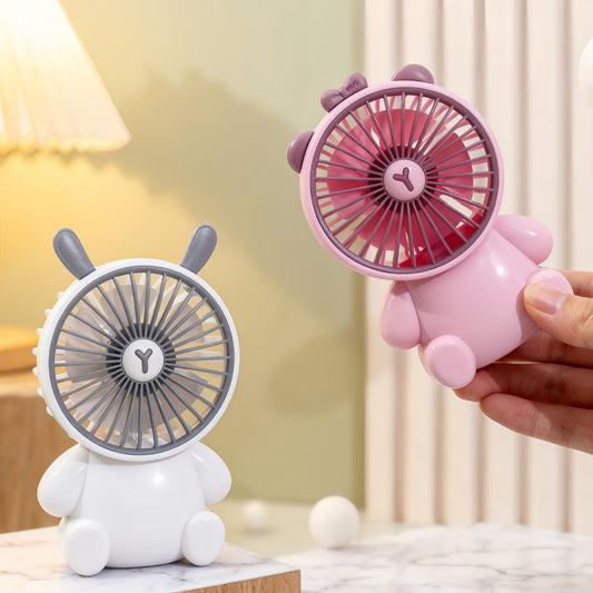 Damen Tragbarer USB Handventilator im niedlichen Tierdesign Brehn