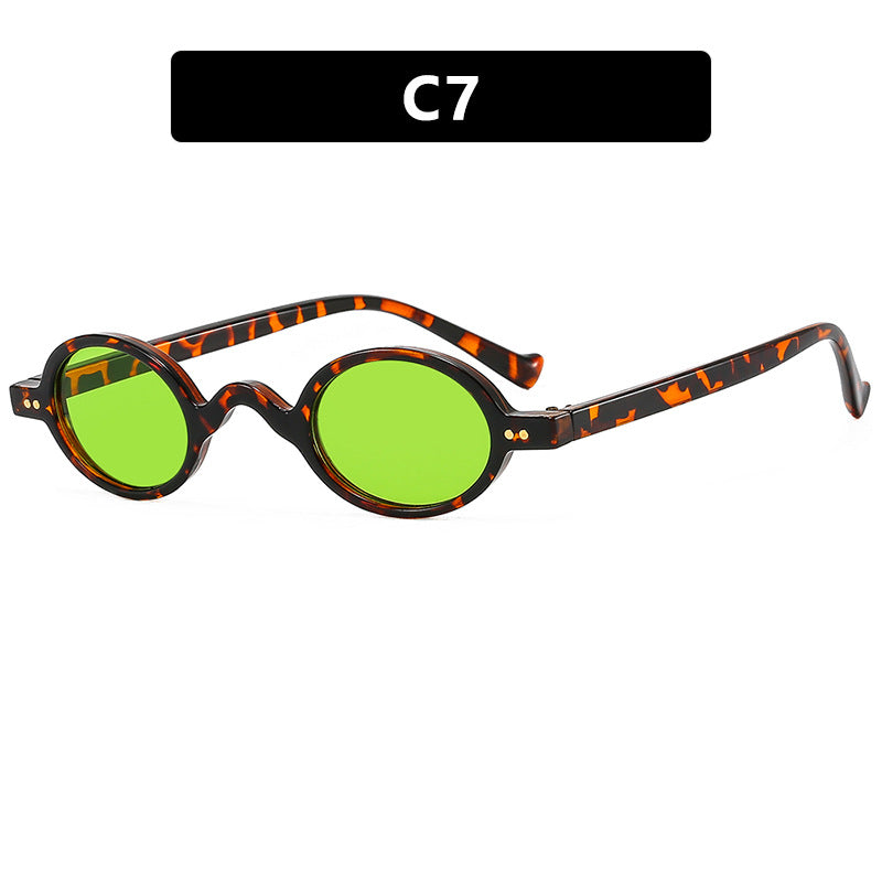 Damen runde Sonnenbrille mit markantem Design und hochwertigem Kunststoffrahmen Brehn