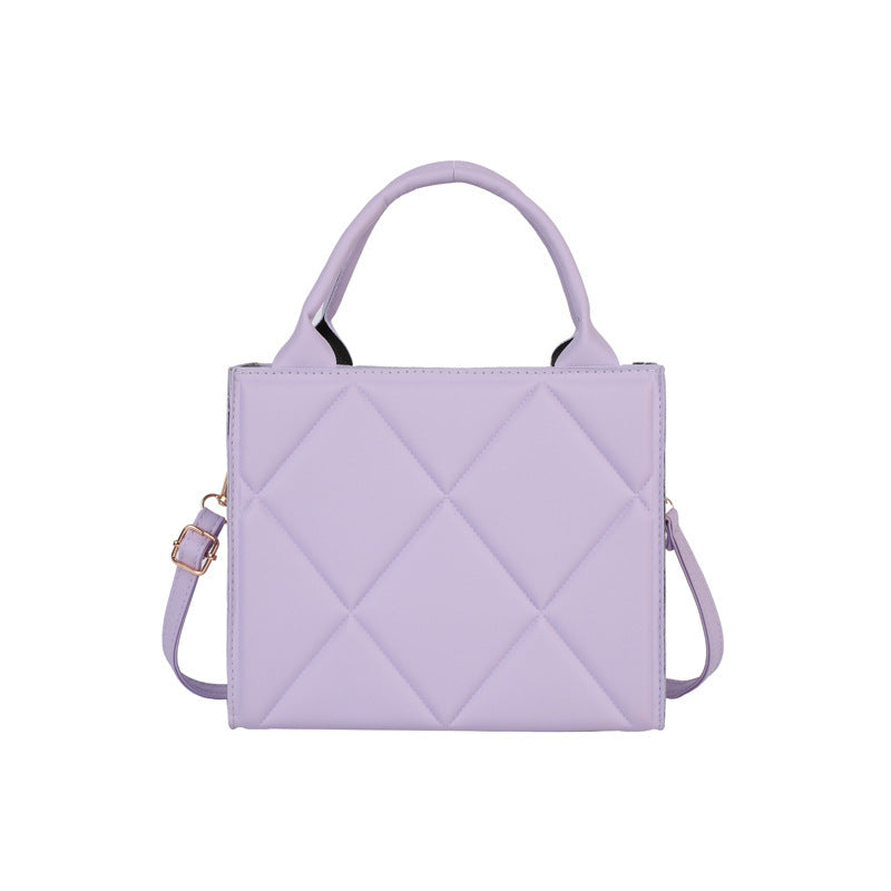 Gestepptes Leder Schulterhandtasche Brehn