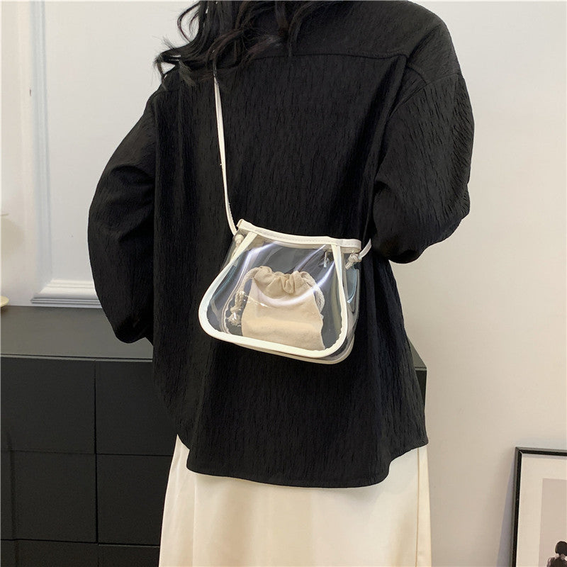 Transparente Mini-Eimer-Tasche Brehn