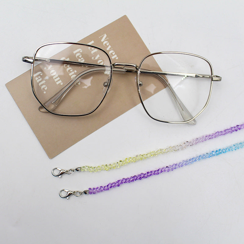 Elegante Kristallperlen Brille Kette Brehn