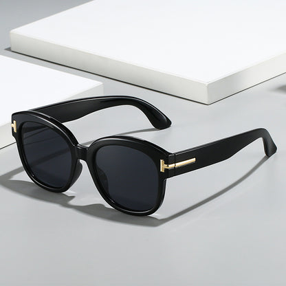 Chic Übergroße Rahmen Sonnenbrille Brehn