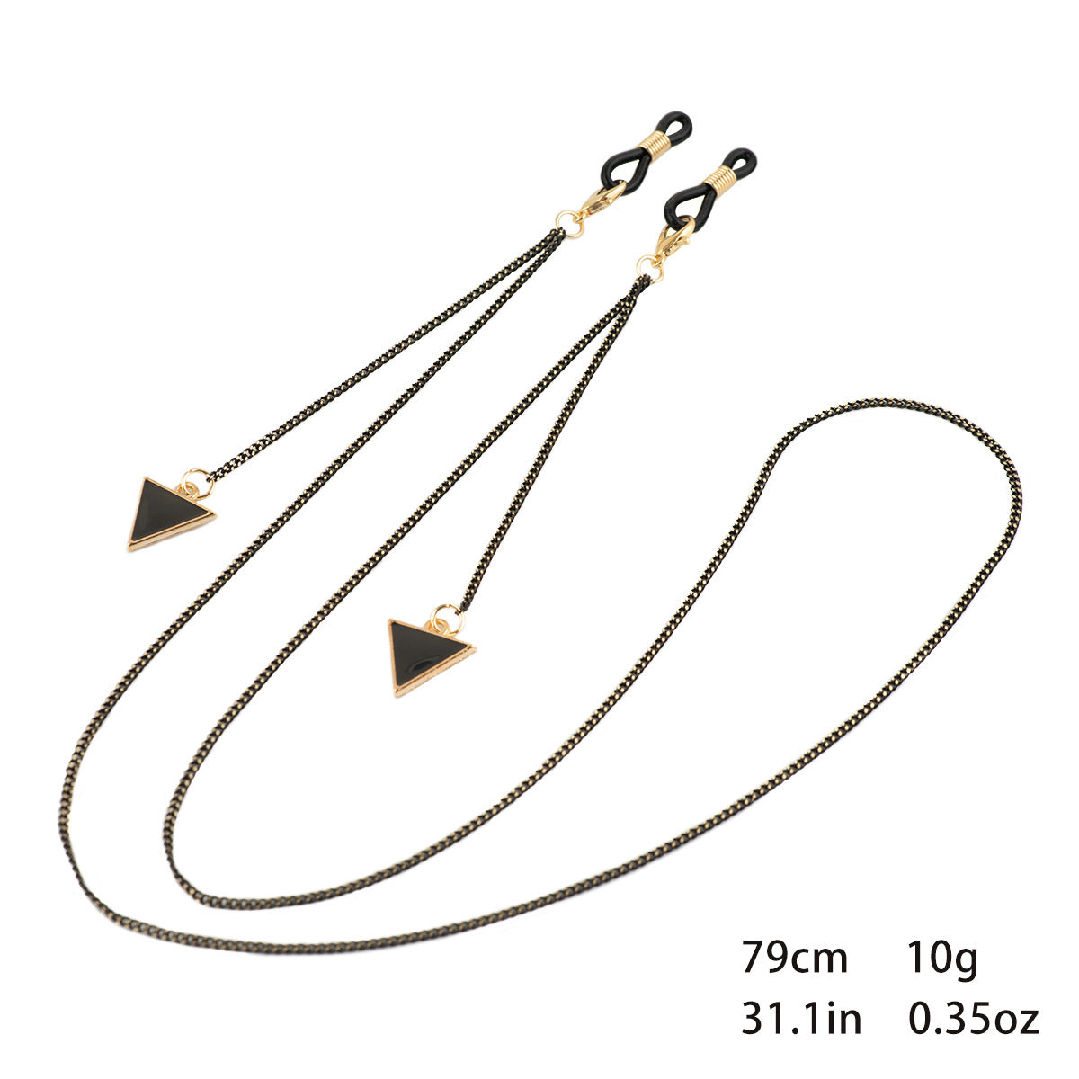 Geometrische Anhänger Brillen Kette Brehn