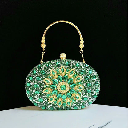 Dekorative verzierte Abendhandtasche