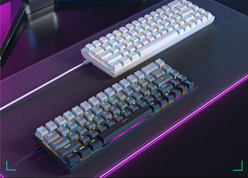 Kompakte mechanische Tastatur mit anpassbaren Funktionen Brehn