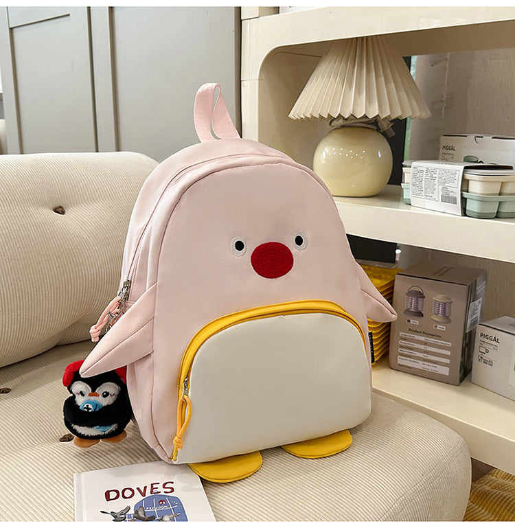 Kinderrucksack mit verspieltem Pinguin-Design