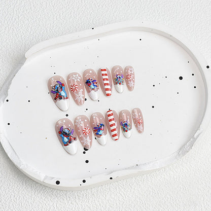 Vielseitiges Press-On Nagelset Brehn