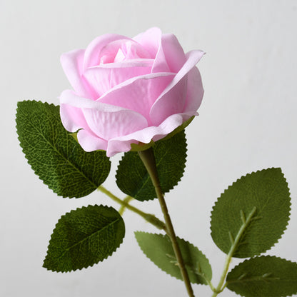 Elegante Seiden schwarze Rosenstiel