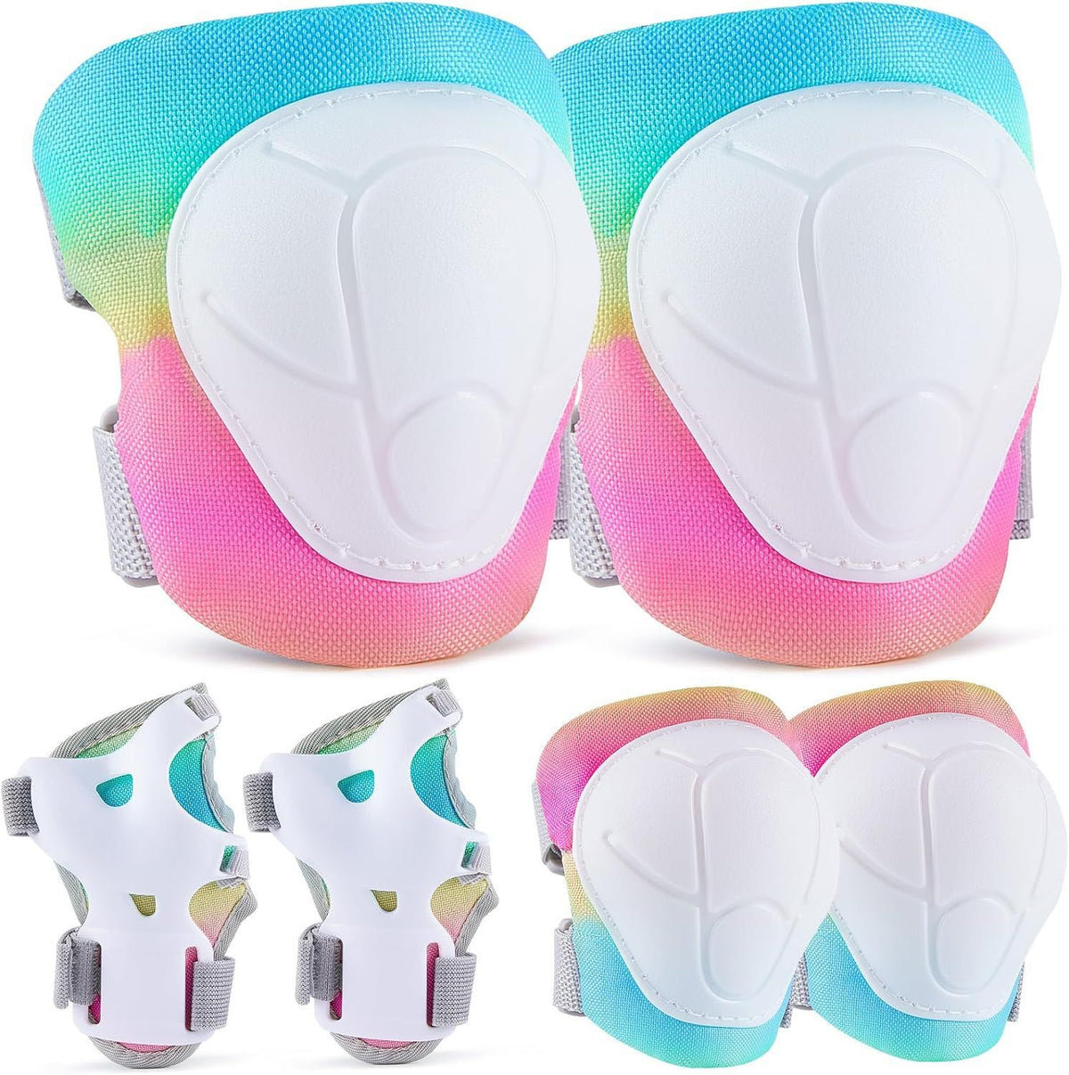 WoSport Schutz Knie- und Ellenbogenschoner Set Brehn
