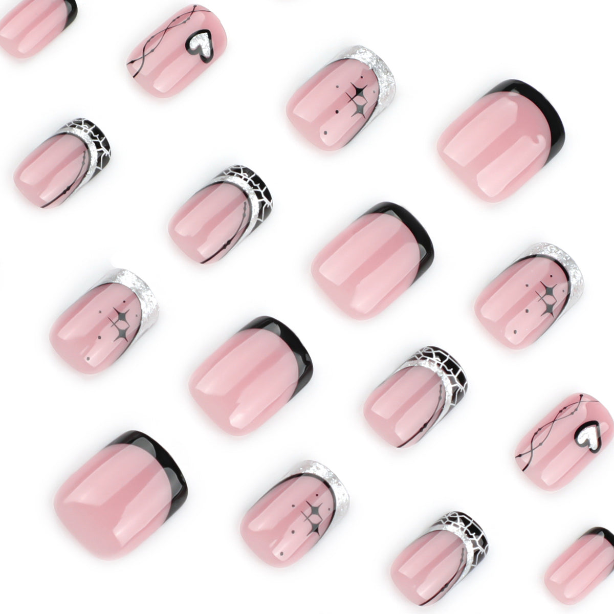 Künstliche Nagelkunst mit glamourösem Design Brehn