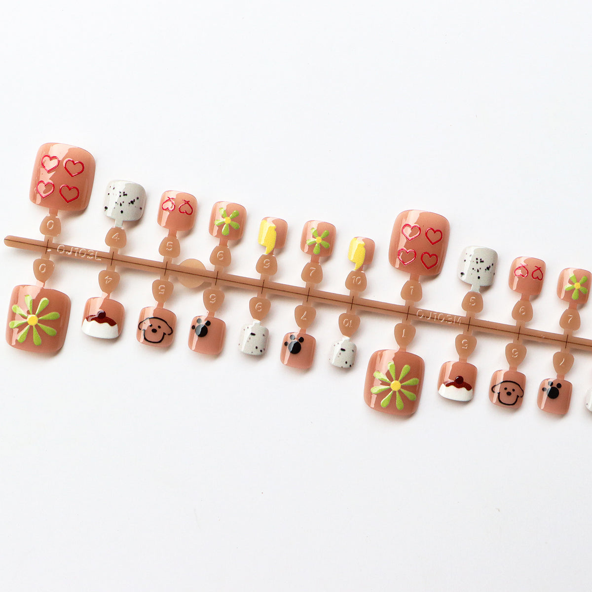 Kreatives von Cartoons inspiriertes Press-On Nail Set