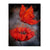 Abstrakte florale Schmetterling Leinwandkunst