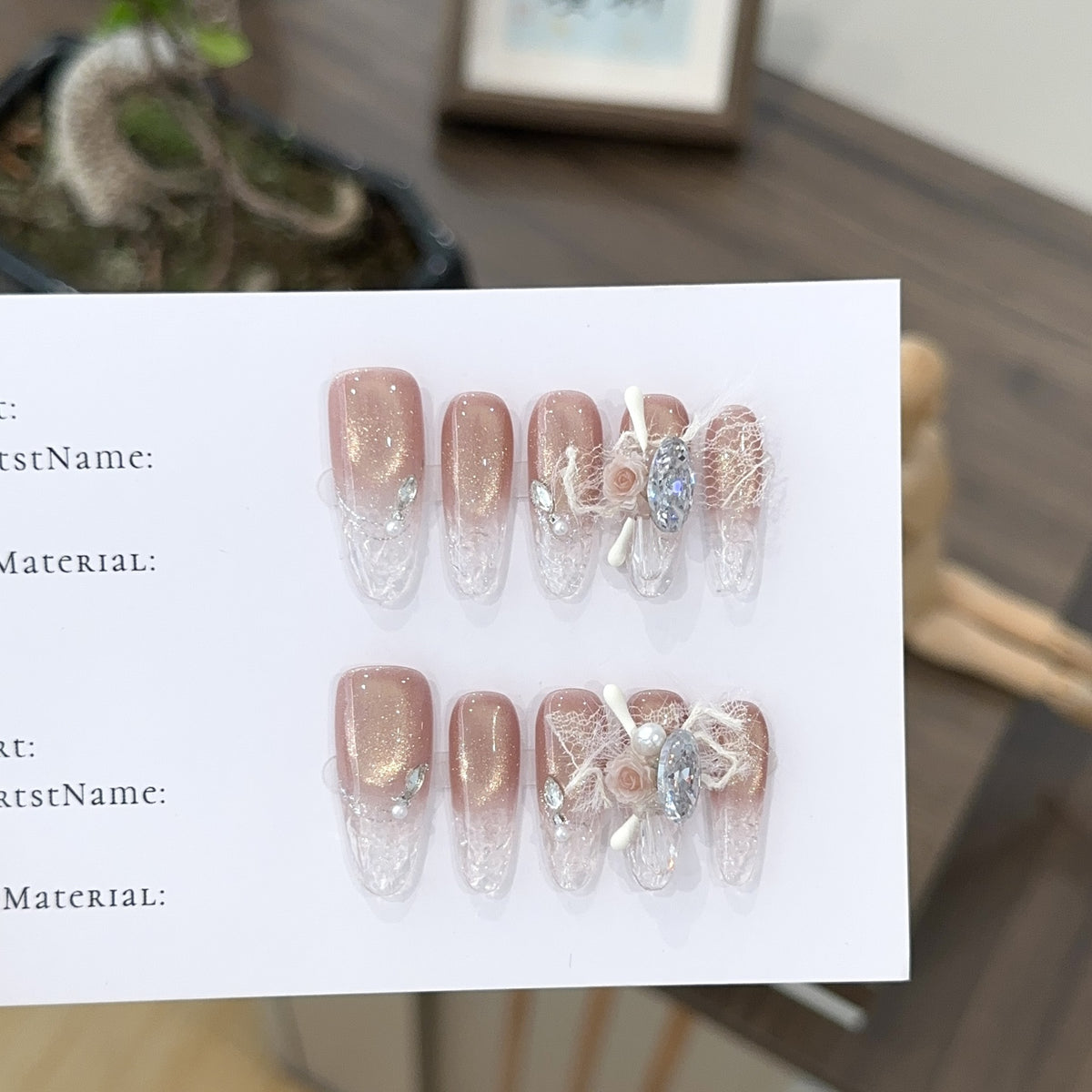 Dekoratives Press-On-Nail-Art-Set 1790730501