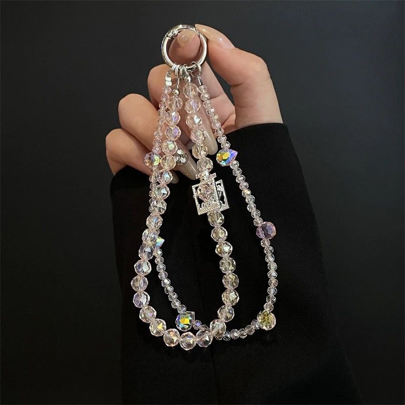 Eleganter Perlen Charm Schlüsselhalter Brehn
