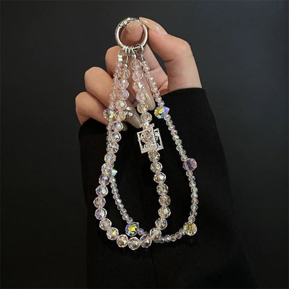 Eleganter Perlen Charm Schlüsselhalter Brehn