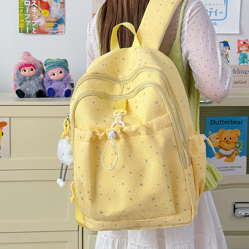 Charmanter Sternenmuster Rucksack Brehn
