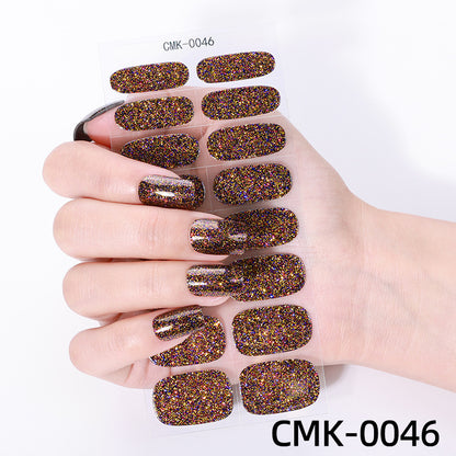 Glitter-Finish-Nagelüberzüge