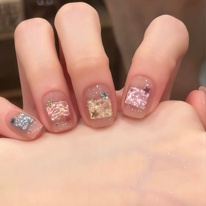 Kunstnägel Im Innovativen Glitzerdesign Brehn