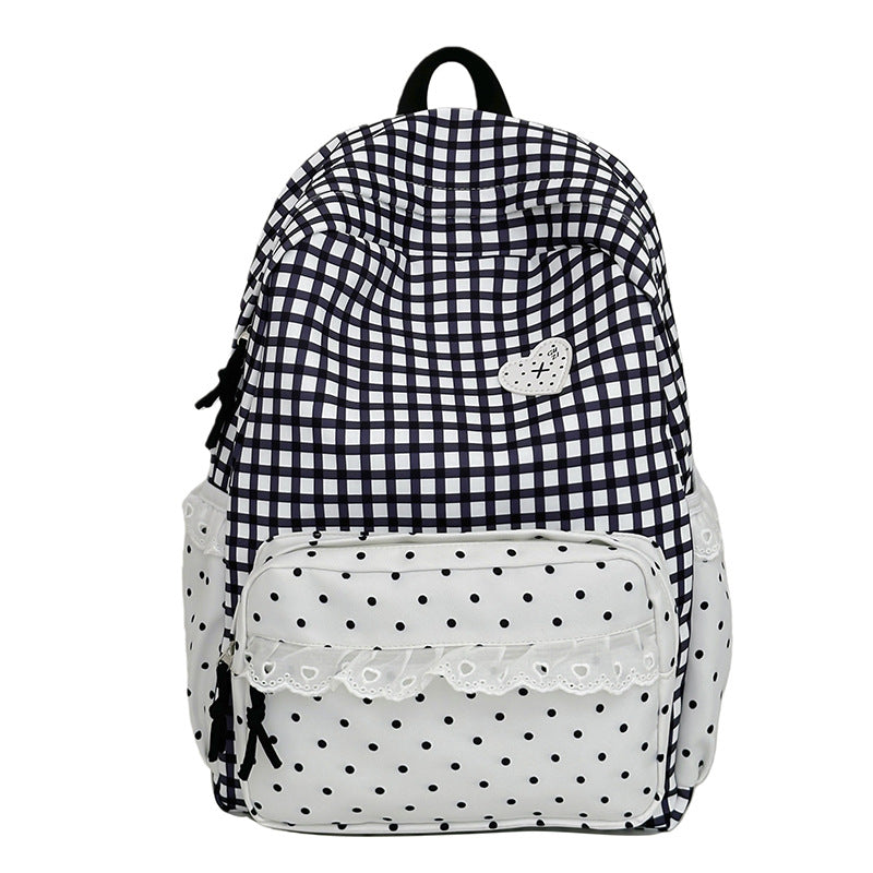 Verspielt Karomuster Rucksack Brehn