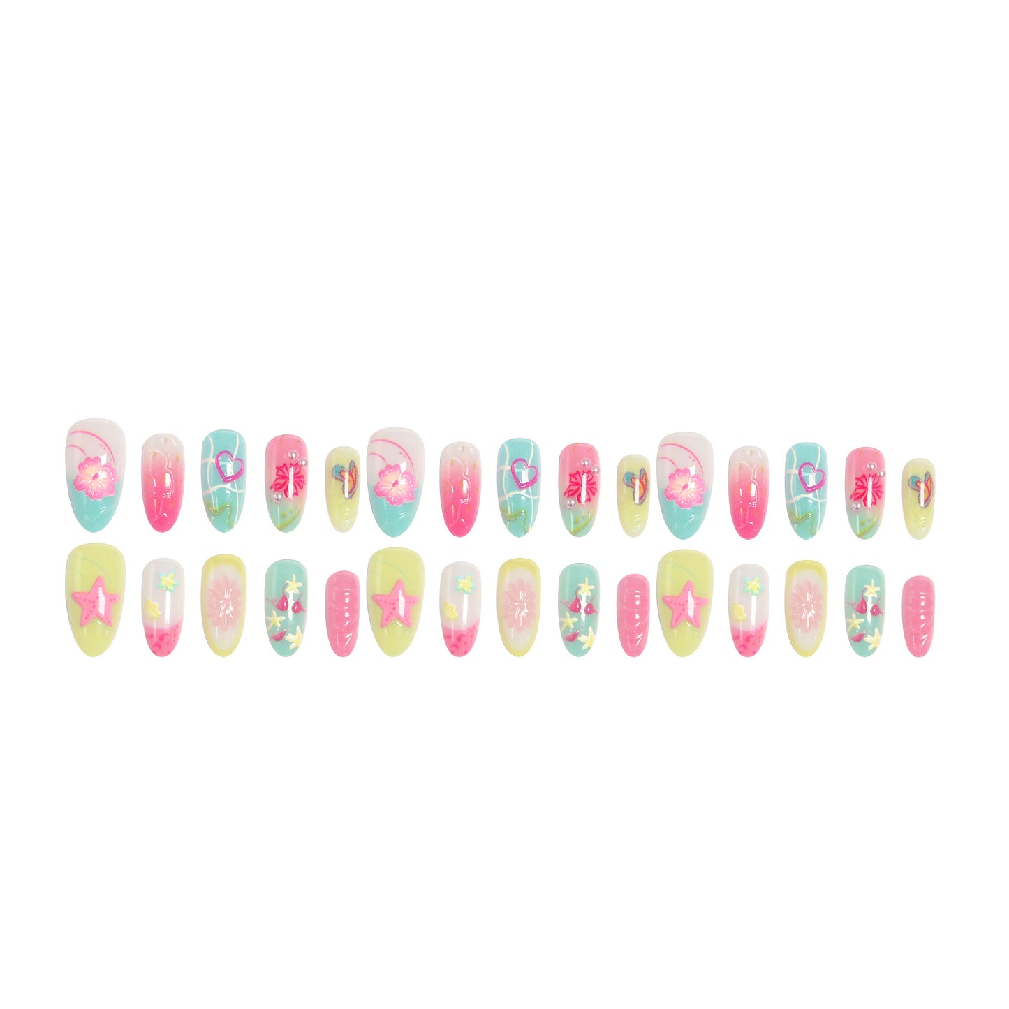 Kunstvolle 3D Nagelspitzen mit maritimem Motiv Brehn