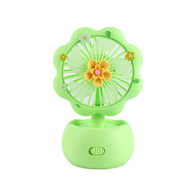 Unisex nan tragbarer Kinder-Tischventilator mit Schmetterlings-Design, wiederaufladbar und geräuscharm Brehn