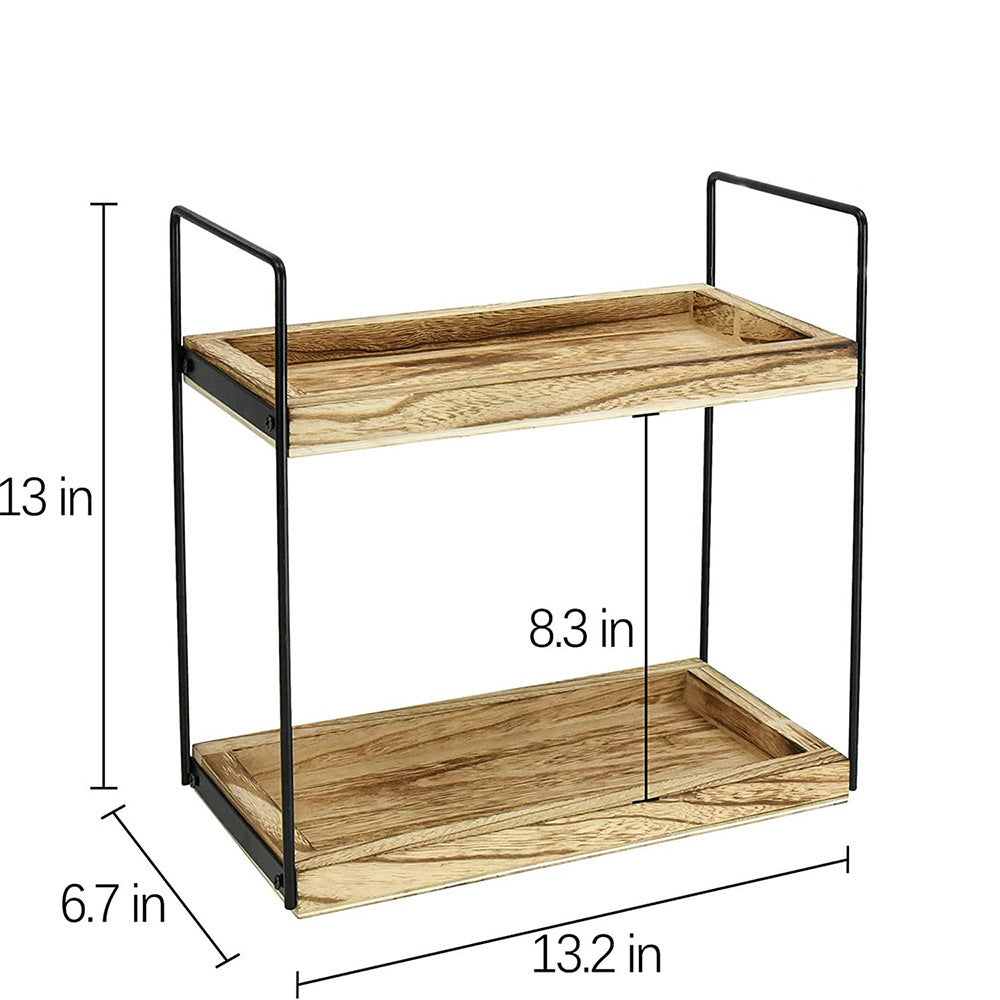 Regal Aus Holz und Metall Brehn