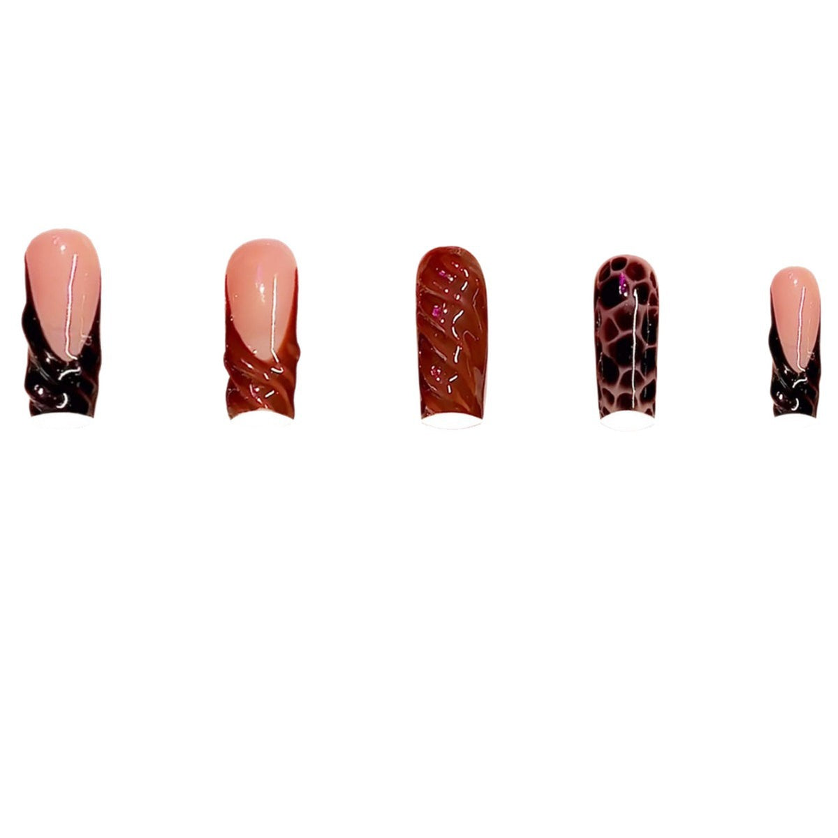 Künstlerische Acryl-Nagelverzierungen Brehn