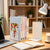 Künstlerische Blumen Design Buchstützen