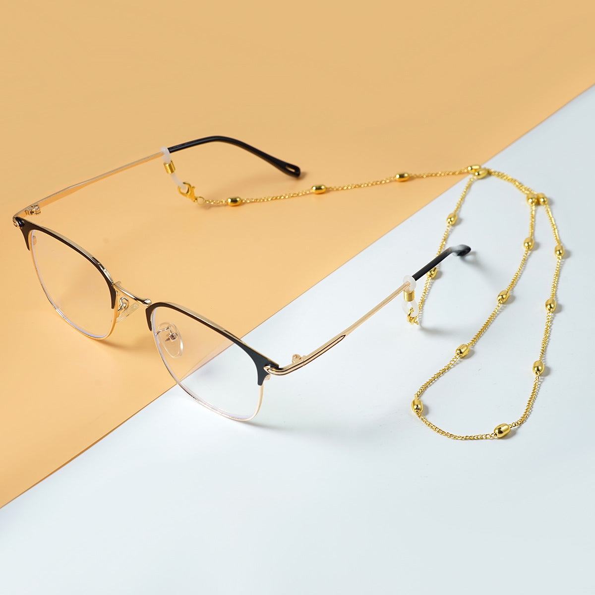 Stylische Metallbrillenhalterkette Brehn