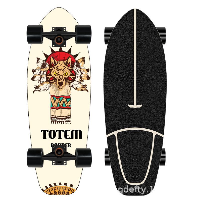 Künstlerisches Löwen Design Skateboard Brehn