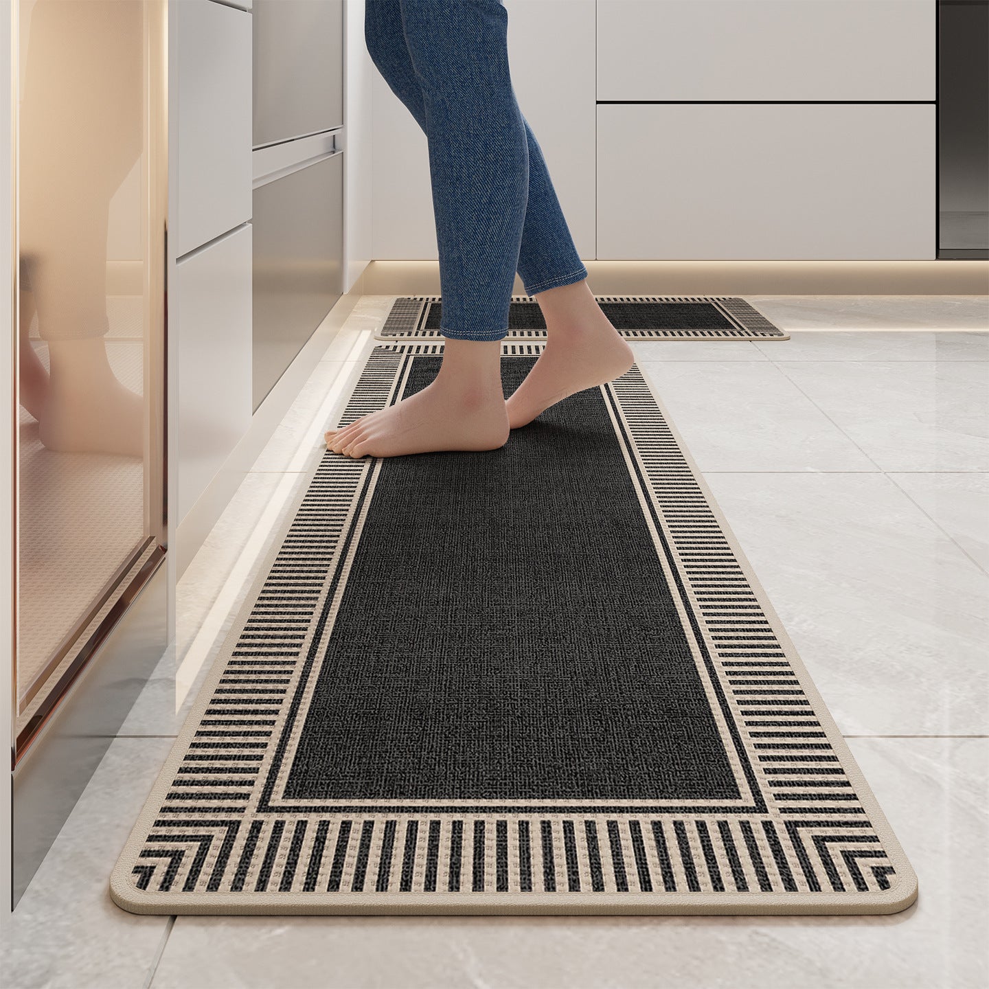 Stylische Anti-Fatigue Küchenläufermatte Brehn