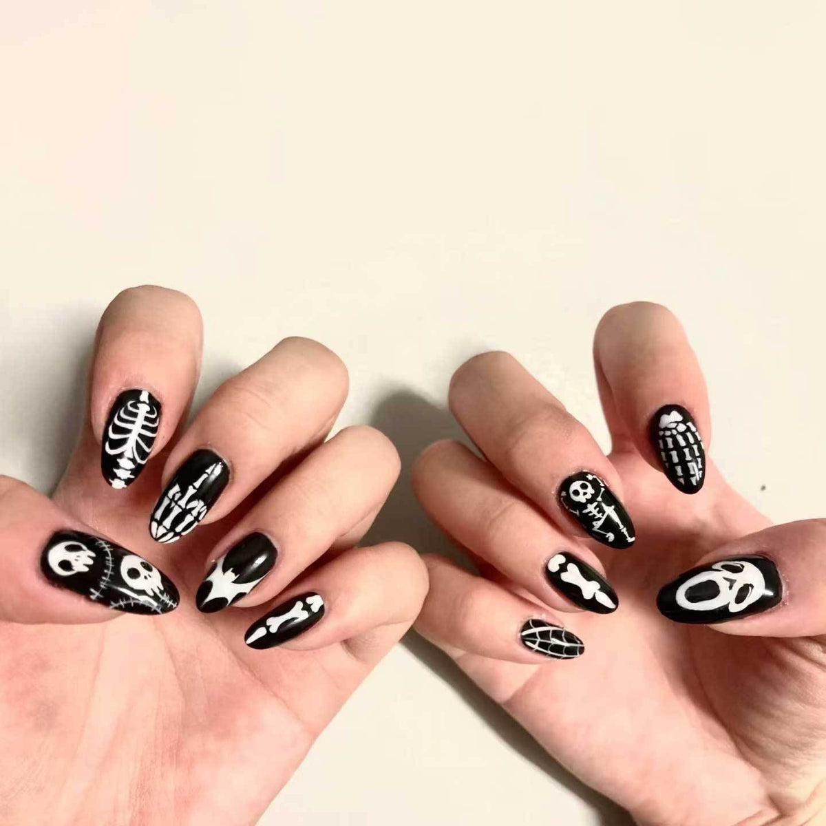 Gothic-Themen Press-On Nagelkunst Set Brehn 1790727346