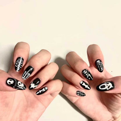 Gothic-Themen Press-On Nagelkunst Set Brehn 1790727346