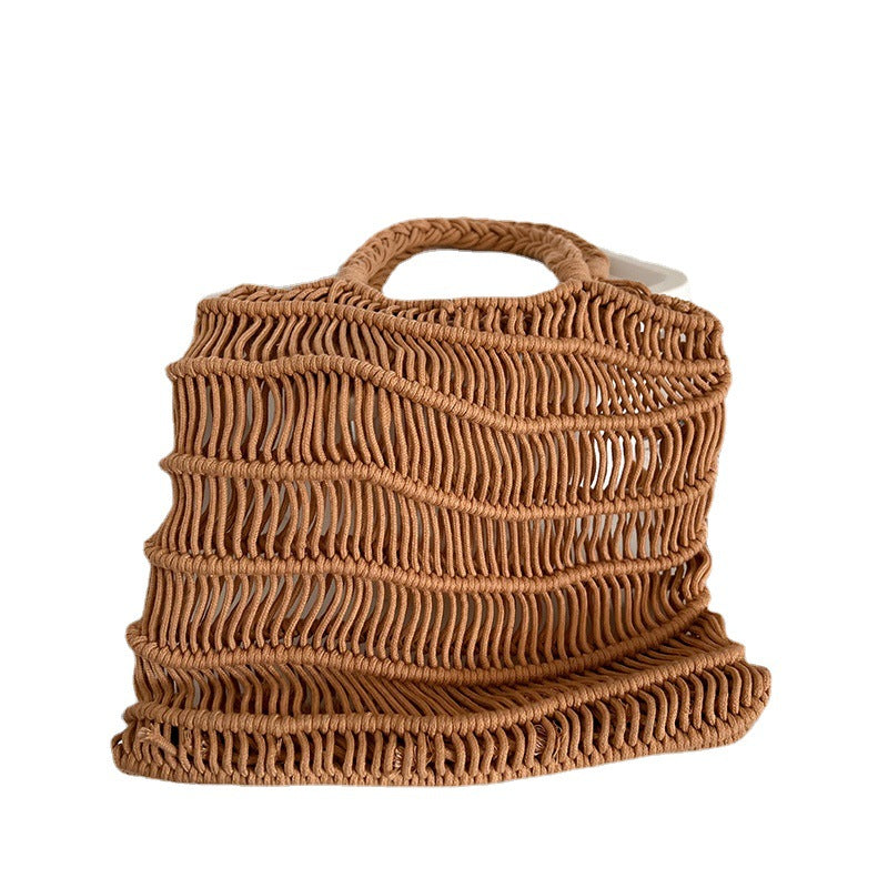 Handgefertigte Korbtasche mit Geflochtenem Design Brehn