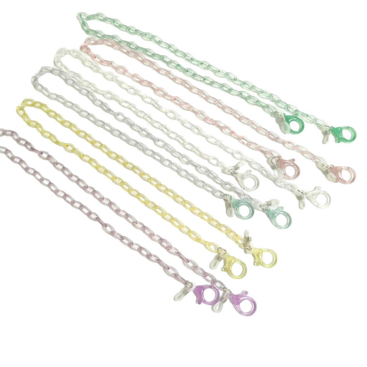 Handgemachte Brillenhalterkette Aus Transparentem Material Brehn