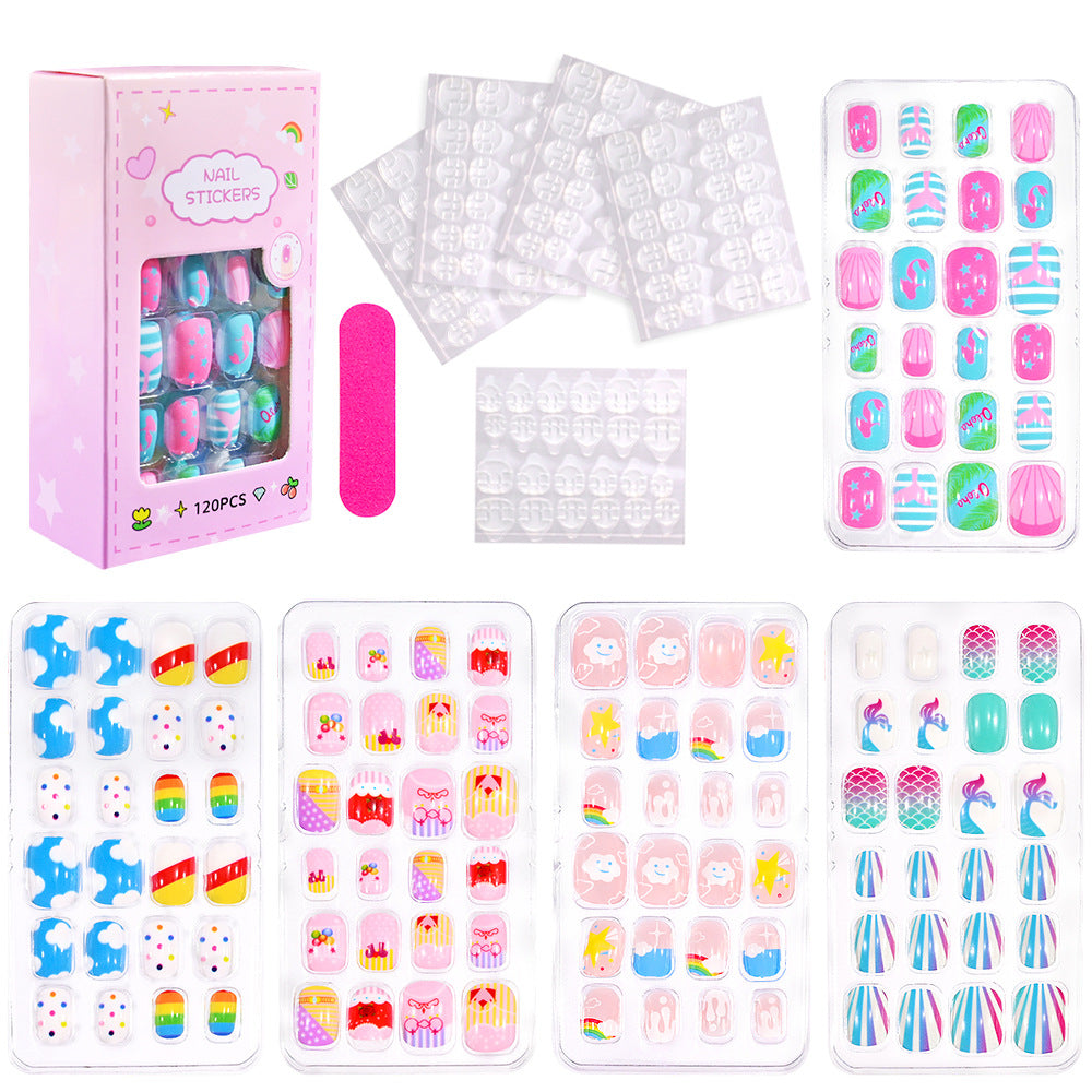 Kreatives Cartoon Nagelkunst Aufkleber Set Brehn