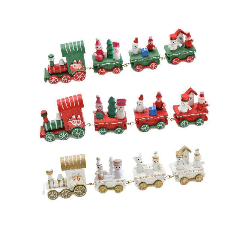 Dekorative Weihnachtszug Figurenset