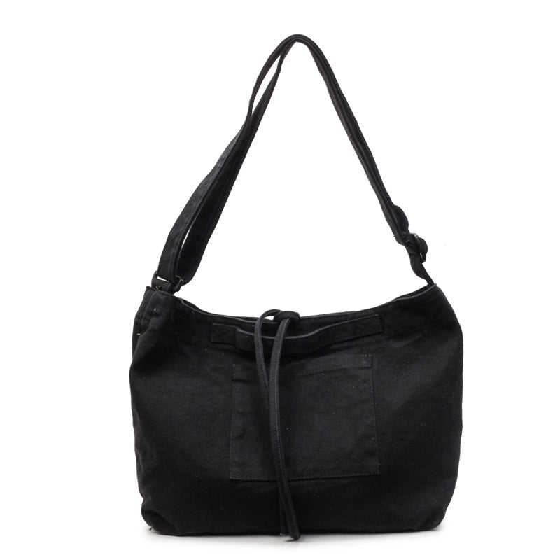 Lässige Zugband-Schultertasche Brehn