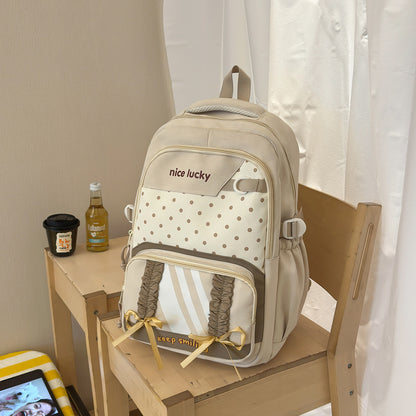 Stylischer multifunktionaler Rucksack mit niedlichen Charms Brehn