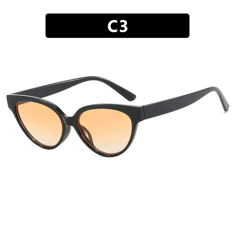 Damen Cat-Eye Sonnenbrille mit luxuriösem Muster und UV-Schutz Brehn