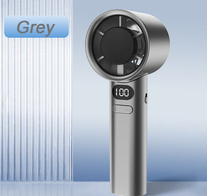 Damen tragbarer Handventilator mit digitaler Geschwindigkeitsregelung Brehn